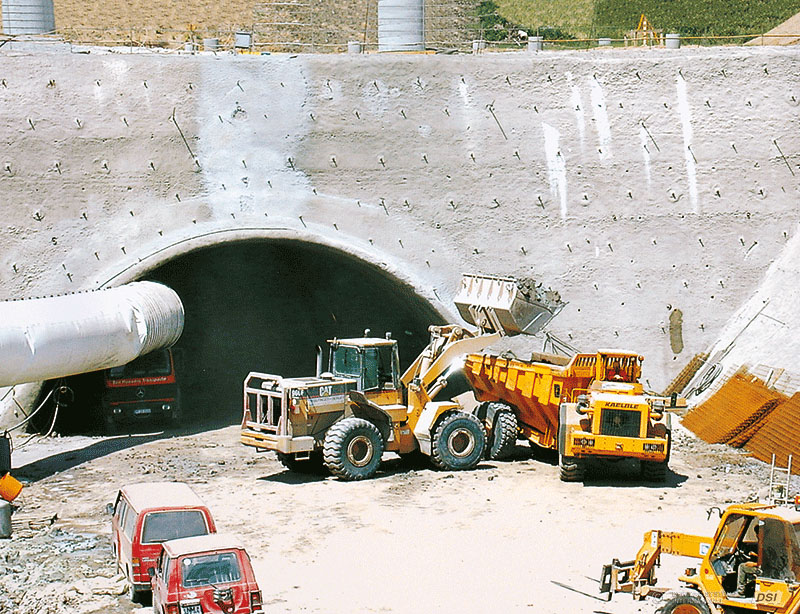 DSI Hollow Bars secure tunnel for ICE high speed railway DSI Hollow Bars secure tunnel for ICE high speed railway