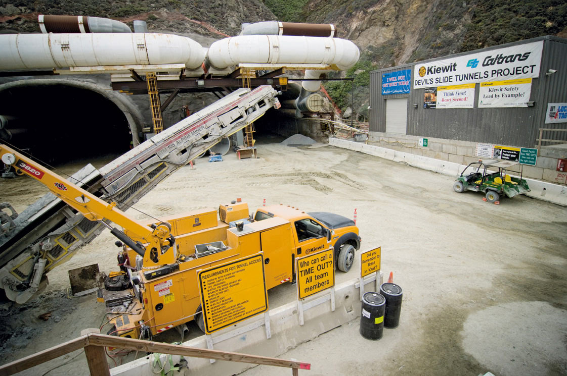 Tunnel avoids Landslide: DSI supplies Quality Systems for By-Pass Tunnel avoids Landslide: DSI supplies Quality Systems for By-Pass
