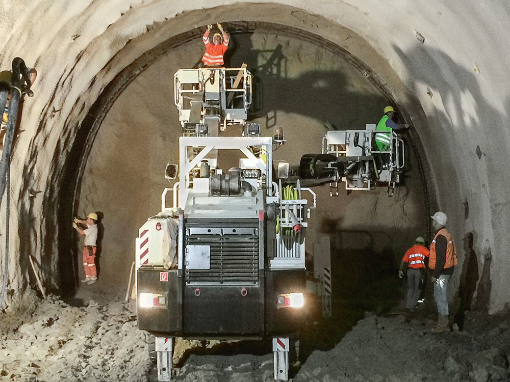 Kurze Wege mit DSI: Lieferung von Stützmitteln für die Tunnelkette Granitztal in Österreich Kurze Wege mit DSI: Lieferung von Stützmitteln für die Tunnelkette Granitztal in Österreich